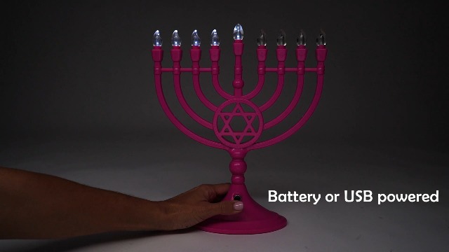 Amazon.com: The Dreidel Company Traditional LED Electric Black